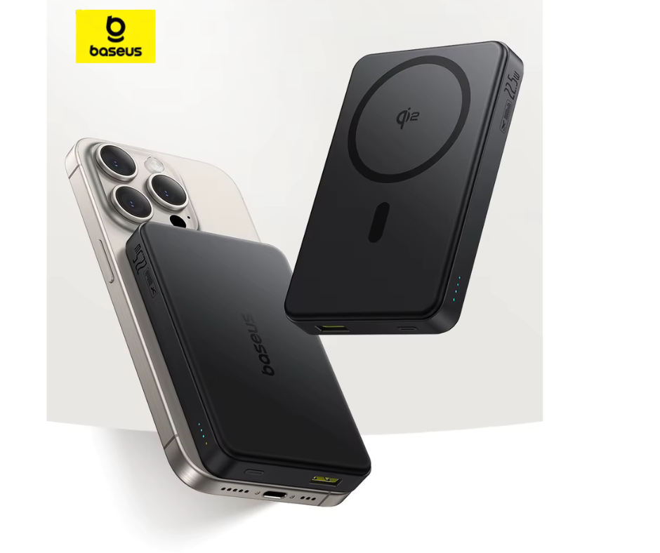 Power Bank Magnético 22.5W – Carga Rápida para iPhone 13/14/15/16 Pro Max