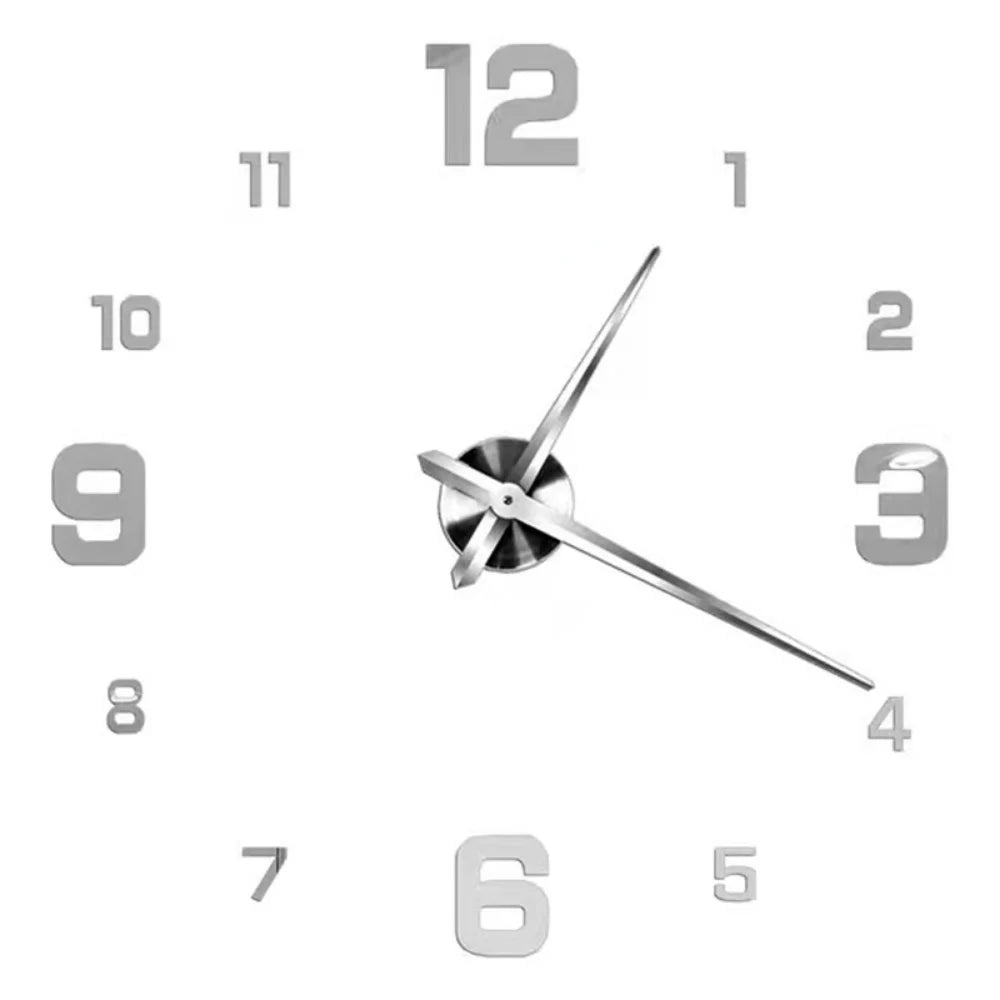 🕰️✨ Relógio de Parede Adesivo com Números Fluorescentes