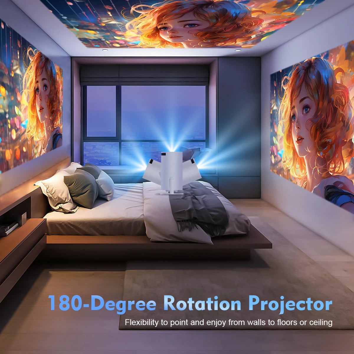 🎬✨ Projetor Magcubic HY300 Pro 4K
