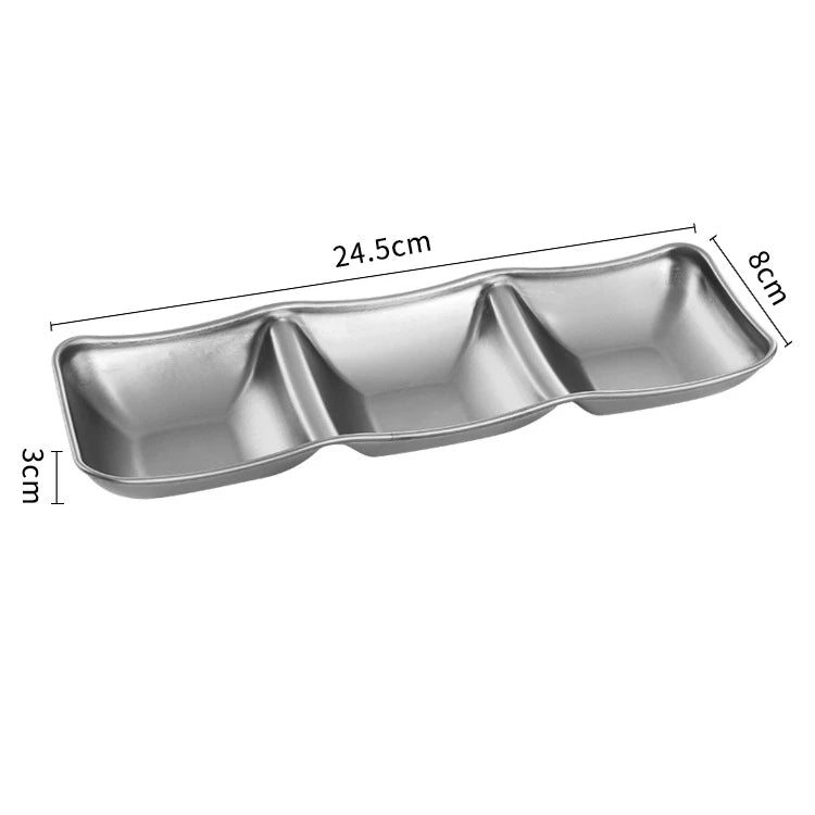 Molheira de Aço Inoxidável 304 – Ideal para Molhos, Churrasco, Sushi, Vinagre e Condimentos
