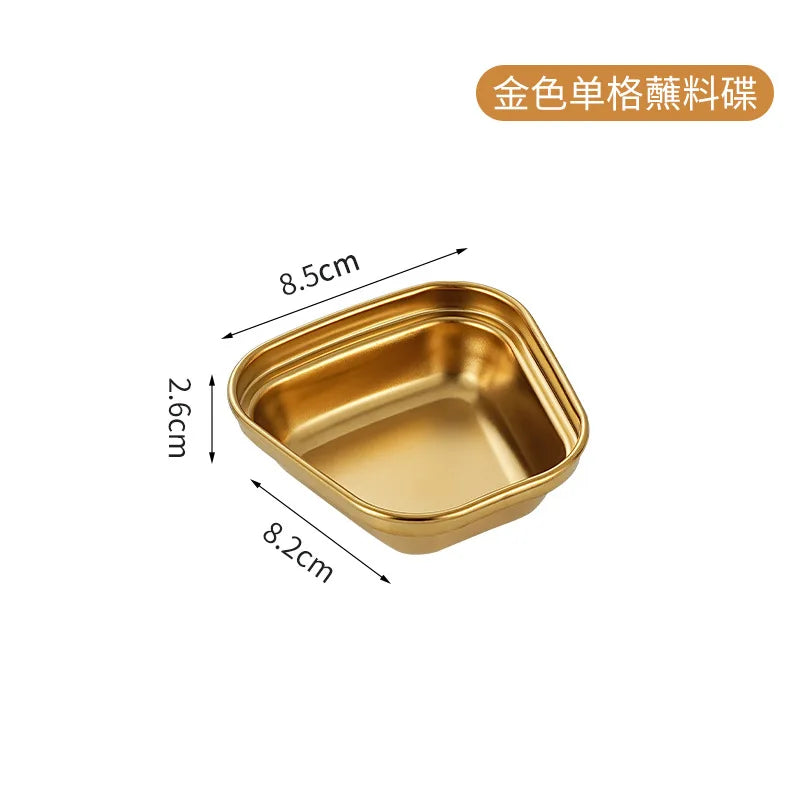 Molheira de Aço Inoxidável 304 – Ideal para Molhos, Churrasco, Sushi, Vinagre e Condimentos