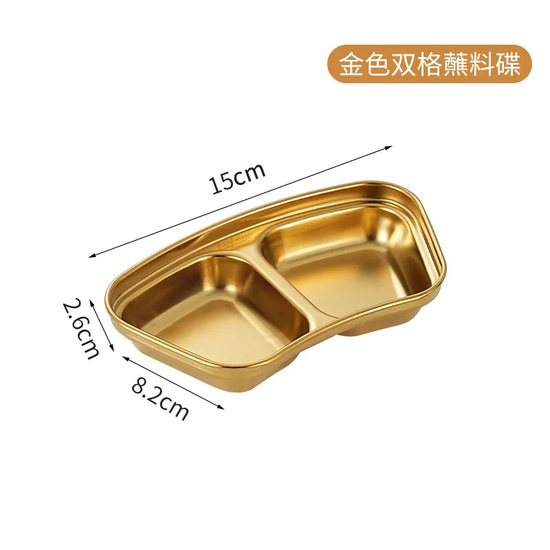 Molheira de Aço Inoxidável 304 – Ideal para Molhos, Churrasco, Sushi, Vinagre e Condimentos
