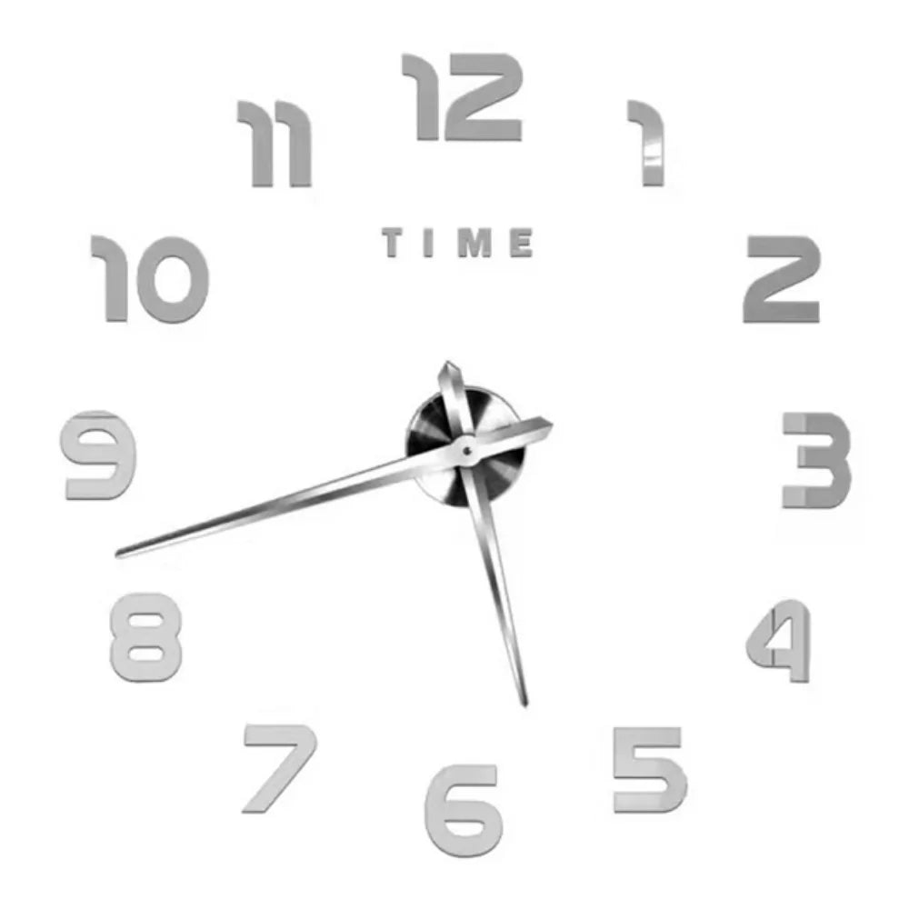 🕰️✨ Relógio de Parede Adesivo com Números Fluorescentes
