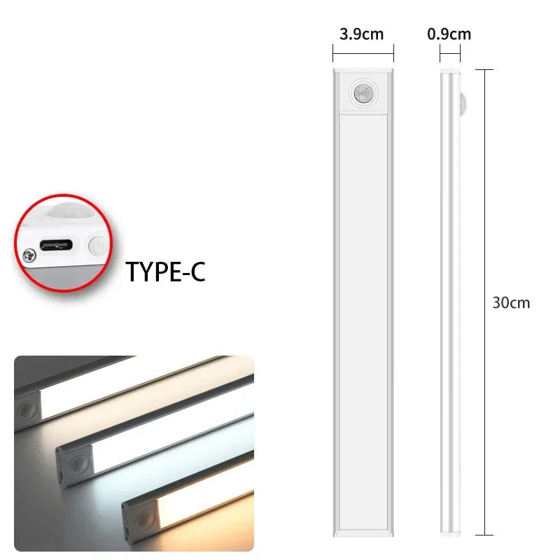 Lâmpada LED Noturna Sem Fio com Sensor de Movimento