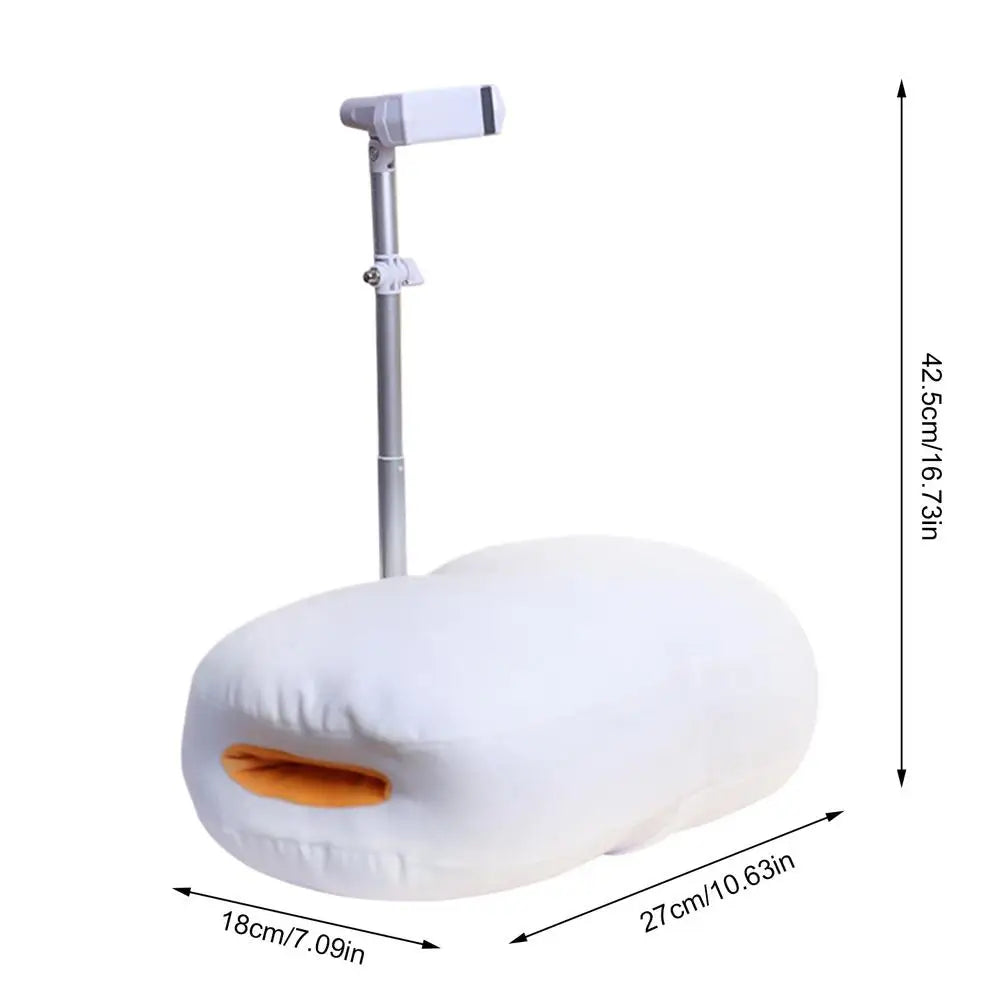 Suporte de Celular para Cama – Almofada de Apoio Ajustável para Celulares de 4” a 7” e Kindle
