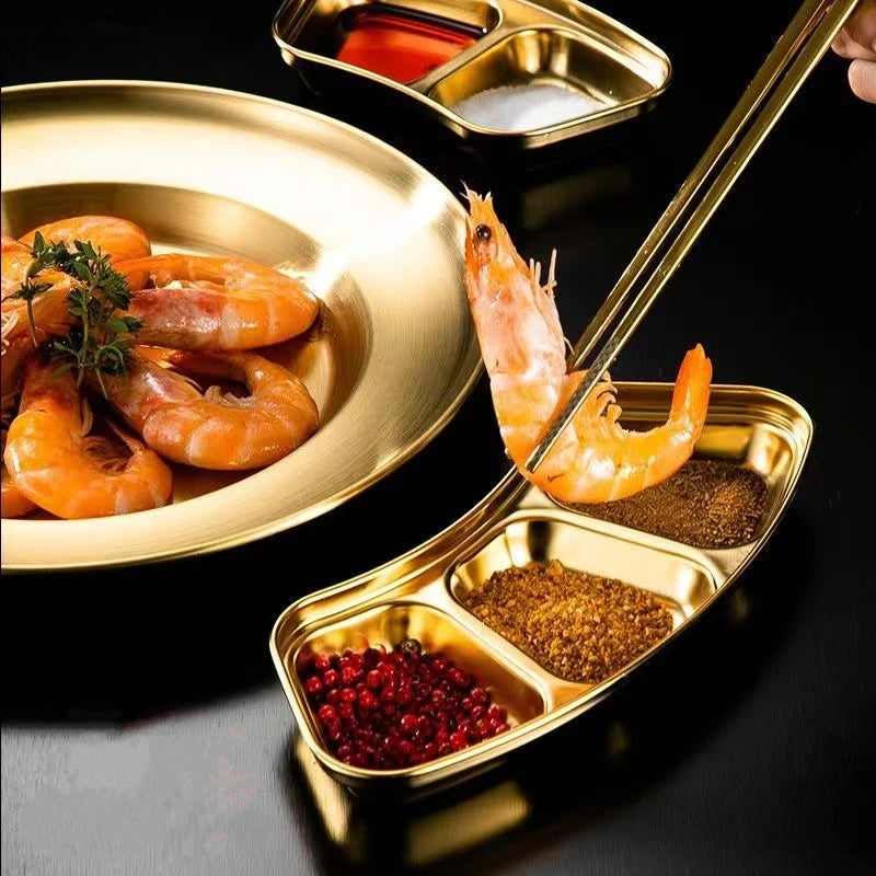 Molheira de Aço Inoxidável 304 – Ideal para Molhos, Churrasco, Sushi, Vinagre e Condimentos