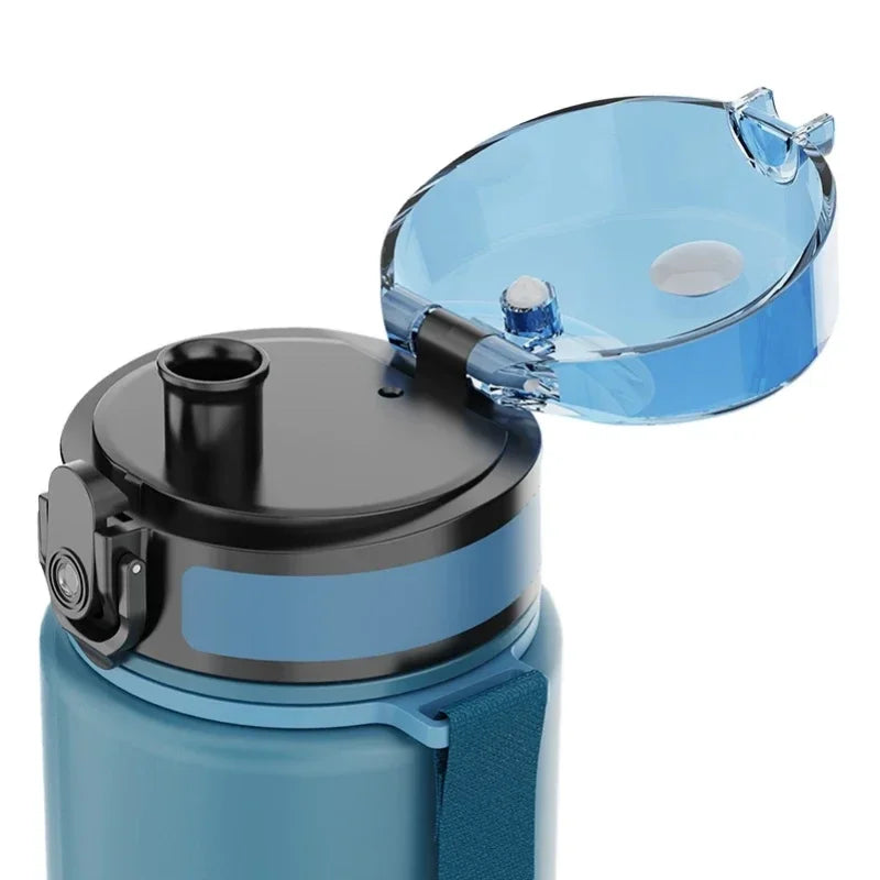 đď¸ââď¸ Garrafa Esportiva com Capacidade de 500ML/1000ML â Motivacional, PortĂĄtil e Ă Prova de Vazamentos