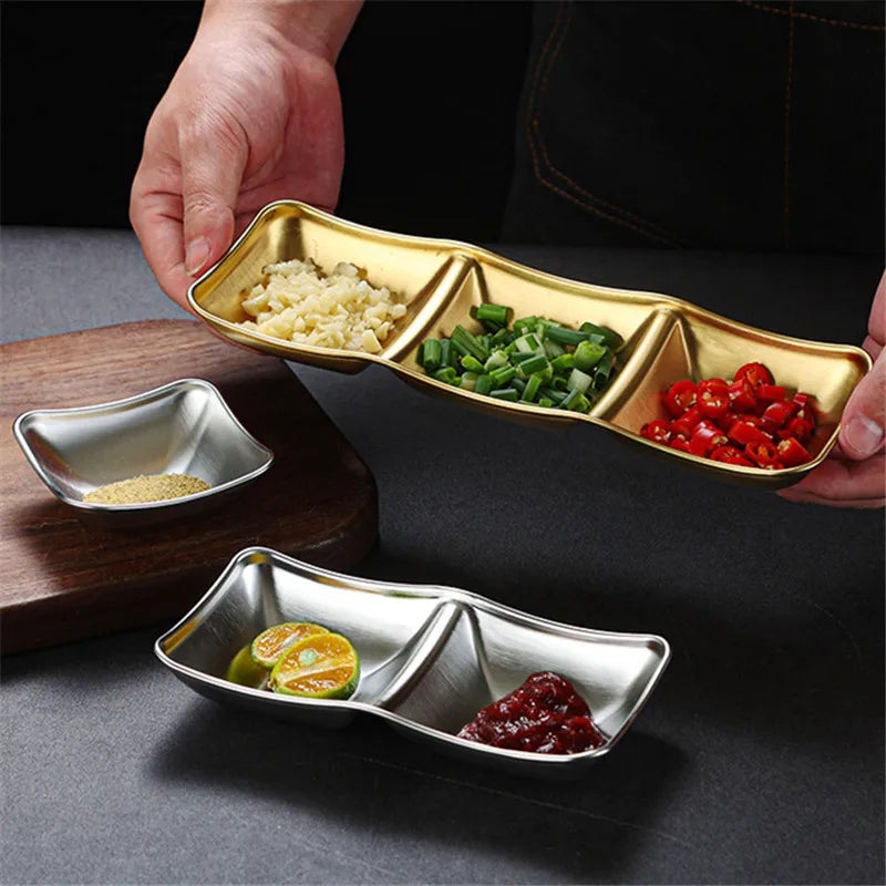 Molheira de Aço Inoxidável 304 – Ideal para Molhos, Churrasco, Sushi, Vinagre e Condimentos