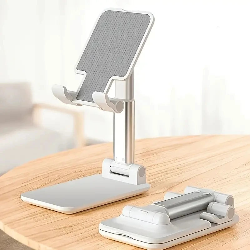 Suporte de Mesa Ajustável para Celular e Tablet – Compatível com iPhone, iPad, Xiaomi e Outros Dispositivos