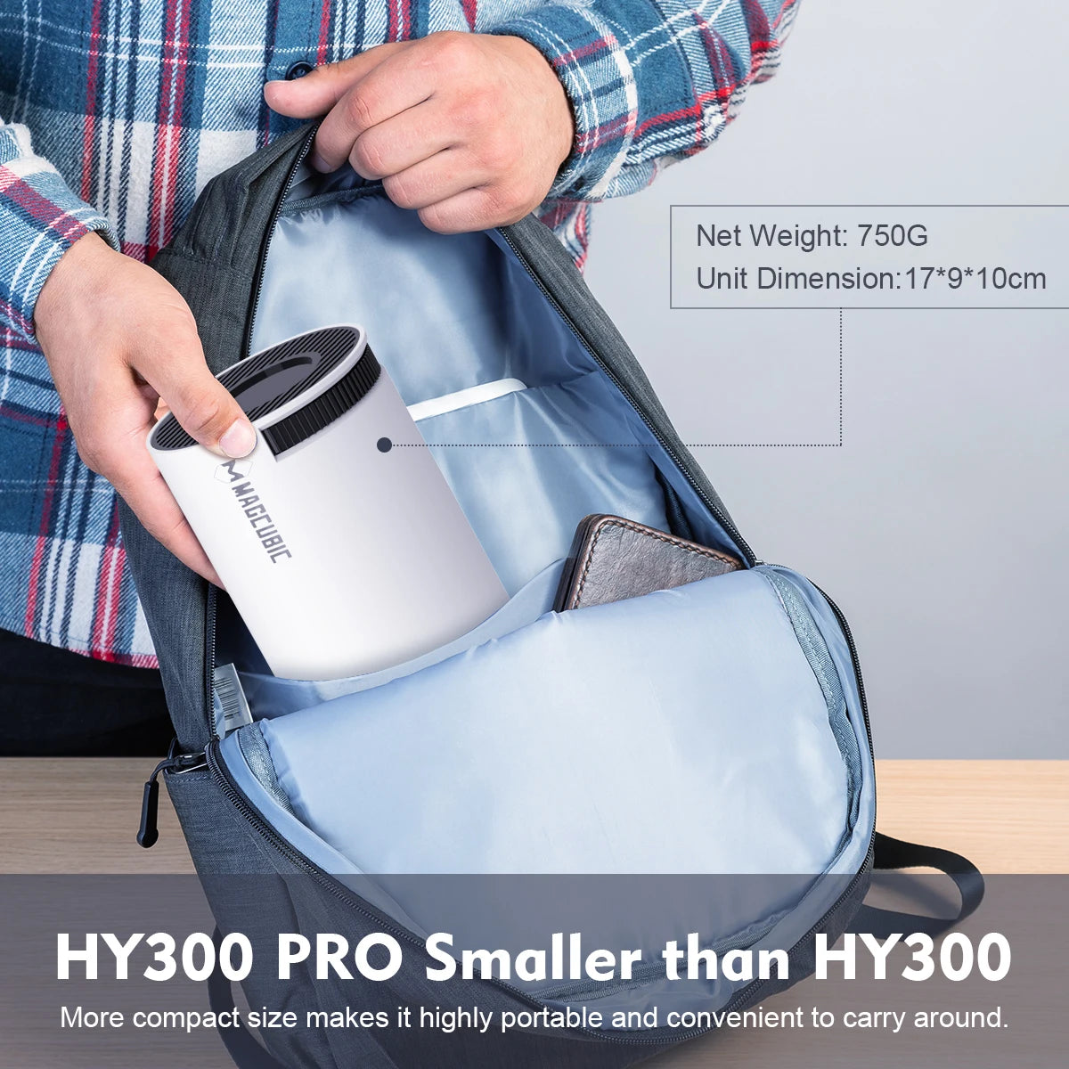 🎬✨ Projetor Magcubic HY300 Pro 4K