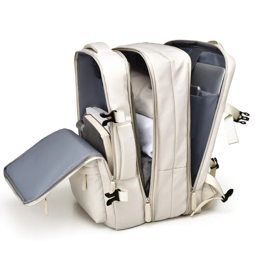 Mochila Expansível Ideal para Viagem - Vários Compartimentos para Organização e Conforto