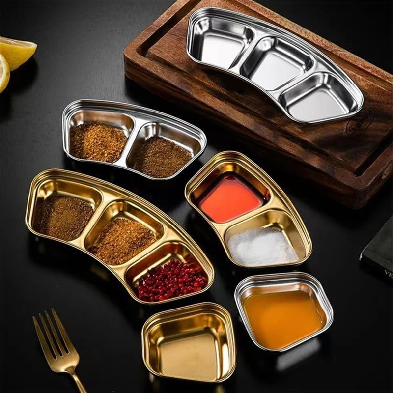 Molheira de Aço Inoxidável 304 – Ideal para Molhos, Churrasco, Sushi, Vinagre e Condimentos