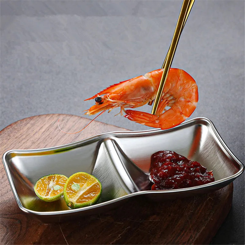 Molheira de Aço Inoxidável 304 – Ideal para Molhos, Churrasco, Sushi, Vinagre e Condimentos