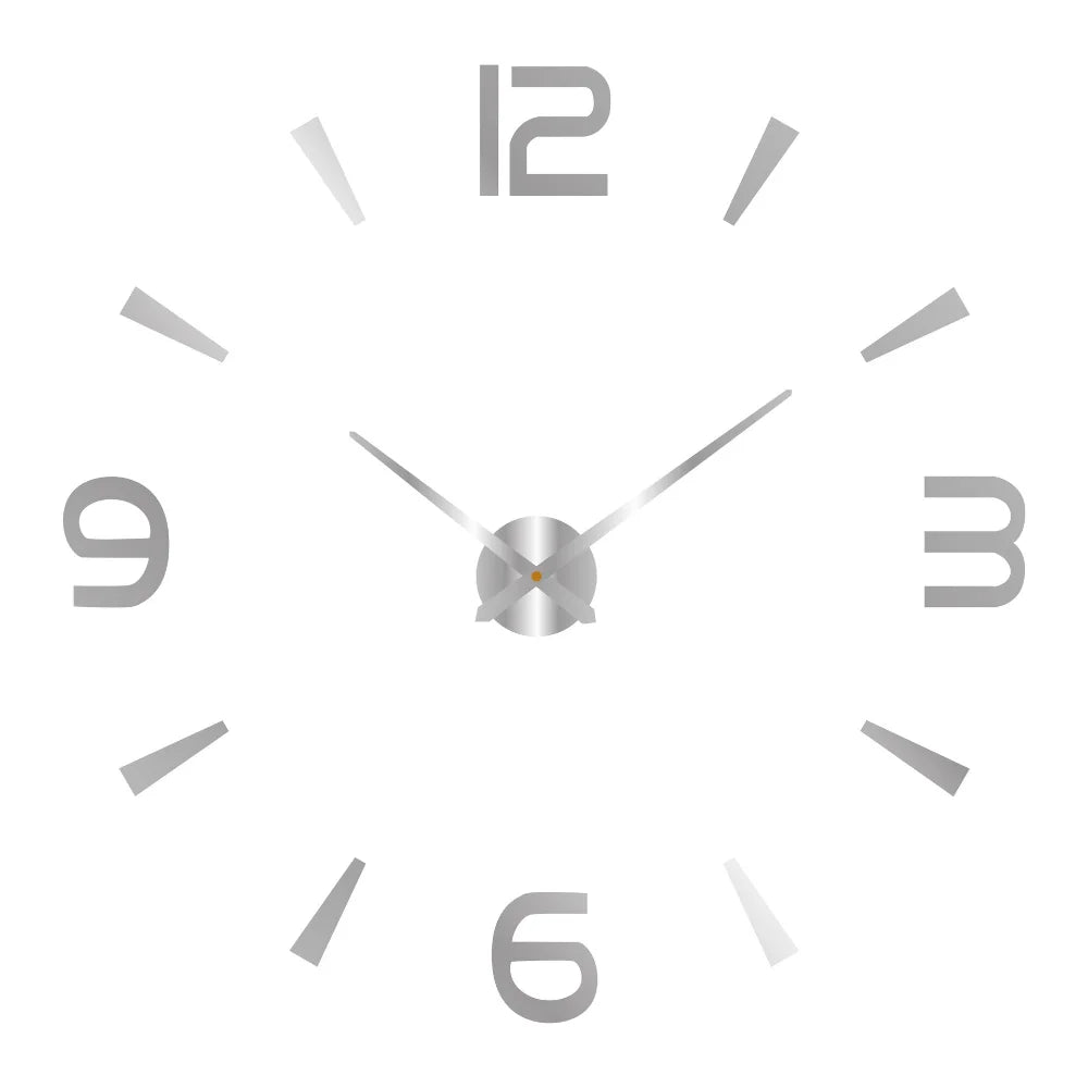🕰️✨ Relógio de Parede Adesivo com Números Fluorescentes