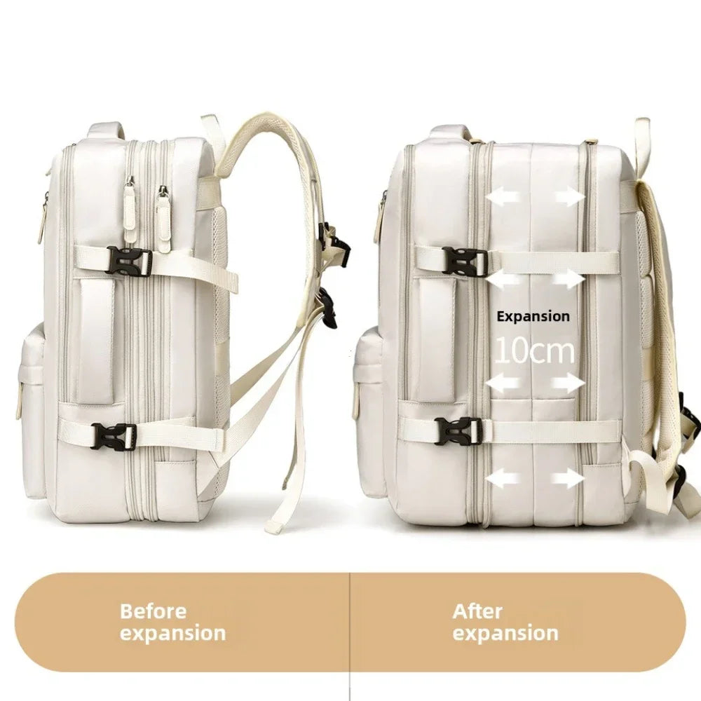 Mochila Expansível Ideal para Viagem - Vários Compartimentos para Organização e Conforto