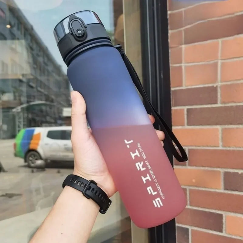 đď¸ââď¸ Garrafa Esportiva com Capacidade de 500ML/1000ML â Motivacional, PortĂĄtil e Ă Prova de Vazamentos