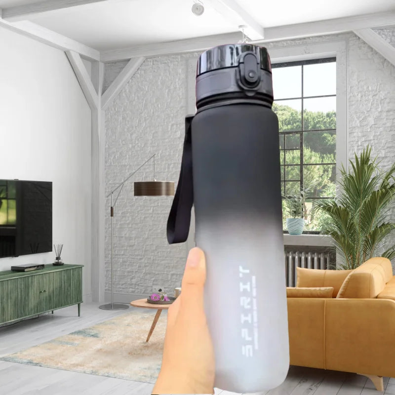 đď¸ââď¸ Garrafa Esportiva com Capacidade de 500ML/1000ML â Motivacional, PortĂĄtil e Ă Prova de Vazamentos