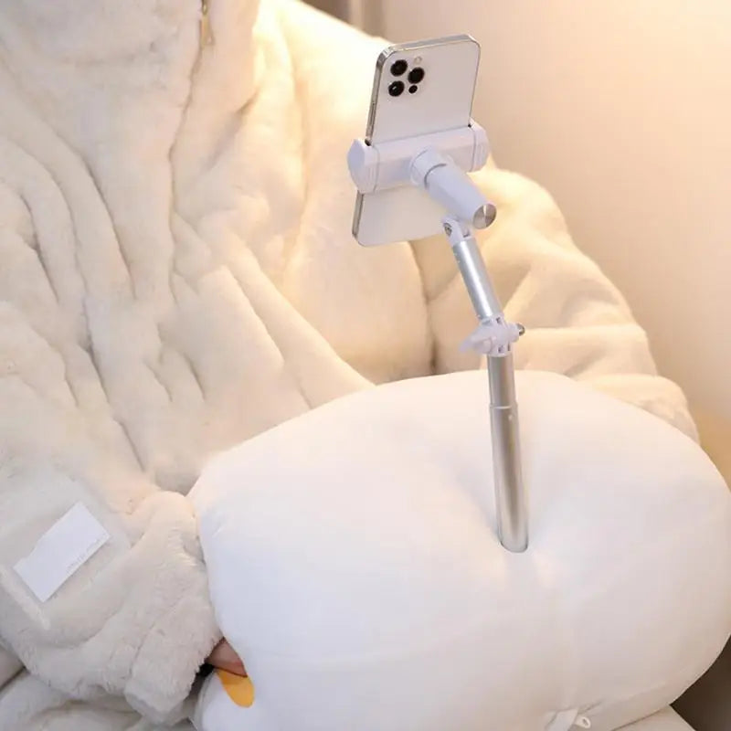 Suporte de Celular para Cama – Almofada de Apoio Ajustável para Celulares de 4” a 7” e Kindle