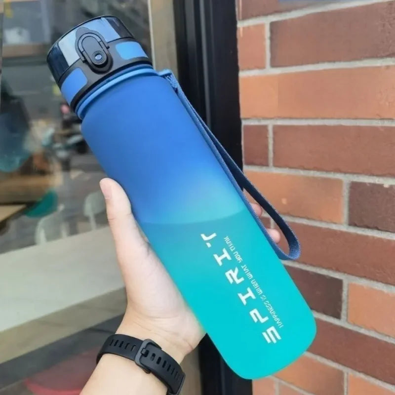 đď¸ââď¸ Garrafa Esportiva com Capacidade de 500ML/1000ML â Motivacional, PortĂĄtil e Ă Prova de Vazamentos