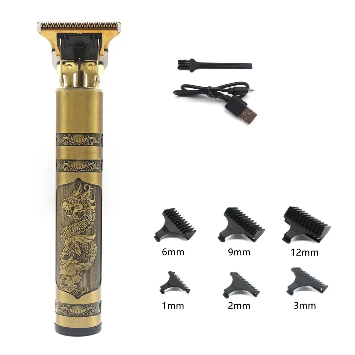 Aparador de Cabelo e Barba T9 Profissional