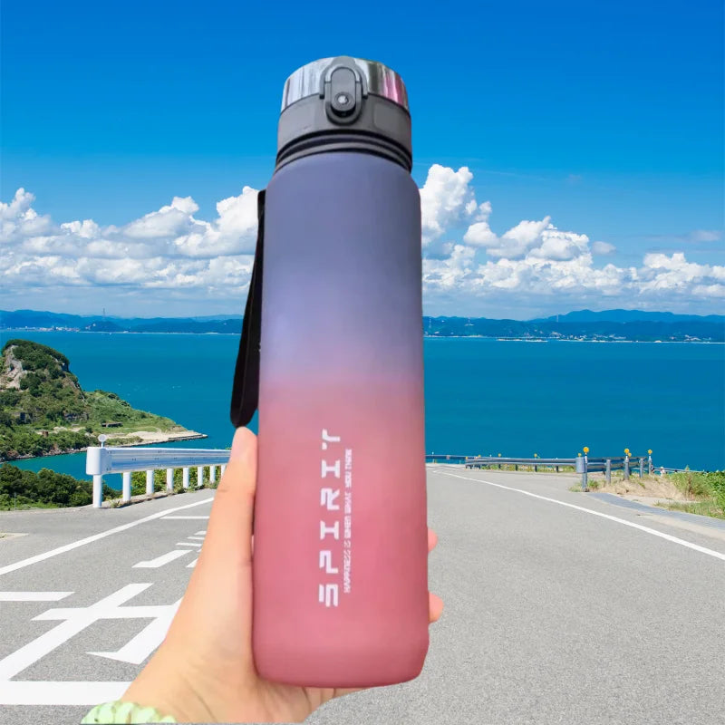 🏋️‍♂️ Garrafa Esportiva com Capacidade de 500ML/1000ML – Motivacional, Portátil e à Prova de Vazamentos