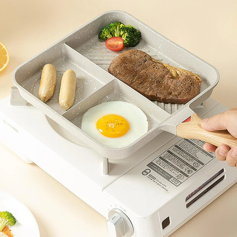 Frigideira Divisória 3 em 1 para Café da Manhã – Antaderente e Multifuncional
Ideal para ovos, panquecas, grelhados e muito mais!