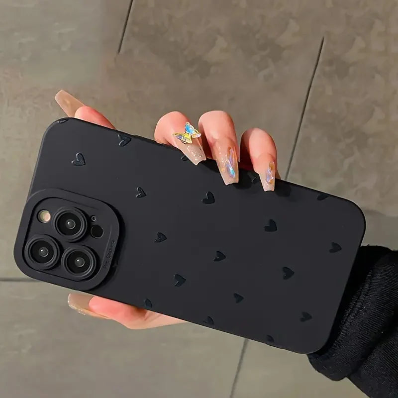 Capinha Silicone com Coracoes 🖤 por Samsung