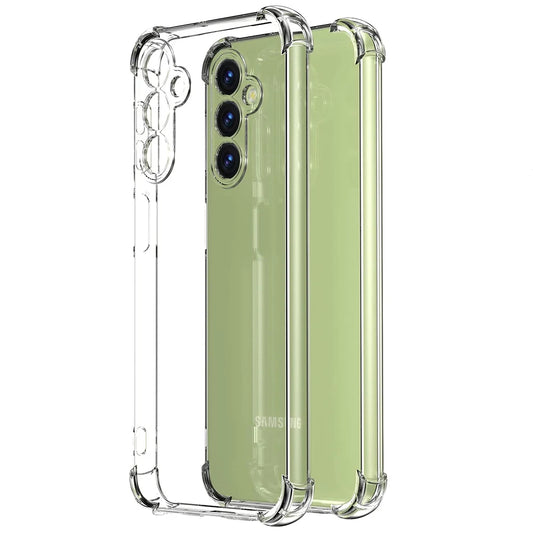 Capa transparente de silicone à prova de choque para Samsung Galaxy