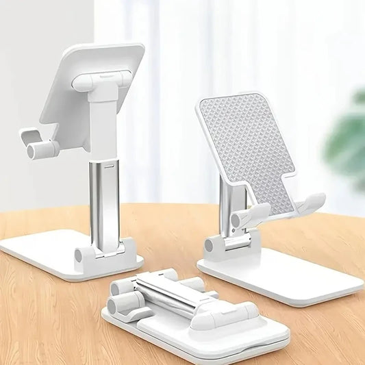 Suporte de Mesa Ajustável para Celular e Tablet – Compatível com iPhone, iPad, Xiaomi e Outros Dispositivos