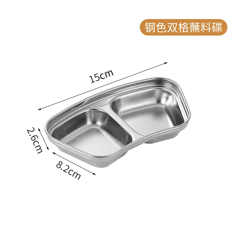 Molheira de Aço Inoxidável 304 – Ideal para Molhos, Churrasco, Sushi, Vinagre e Condimentos