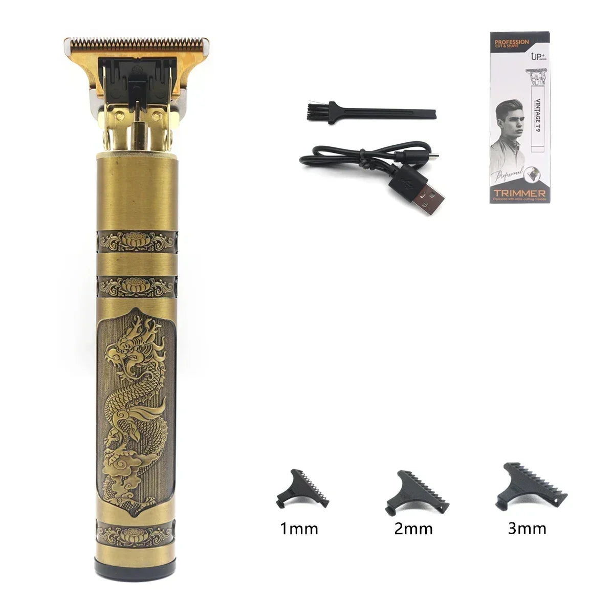 Aparador de Cabelo e Barba T9 Profissional
